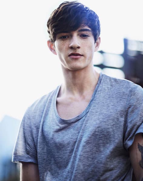 Estas son algunas muestras de su trabajo para Burberry con los modelos.