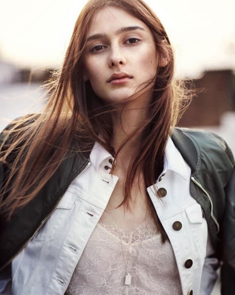 Estas son algunas muestras de su trabajo para Burberry con los modelos.