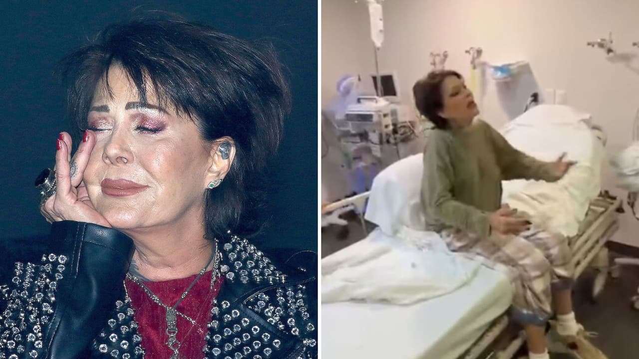 Alejandra Guzmán de luto en plena convalecencia tras “zafársele” la cadera durante concierto