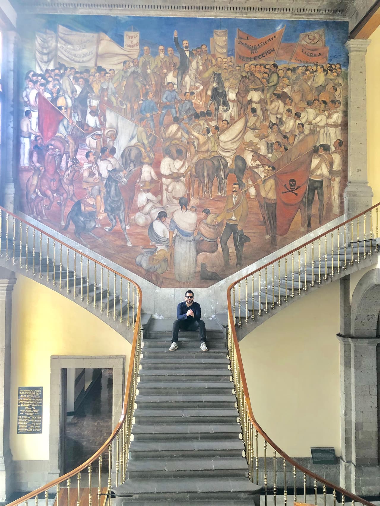 En el Castillo de Chapultepec en la Ciudad de Mexico