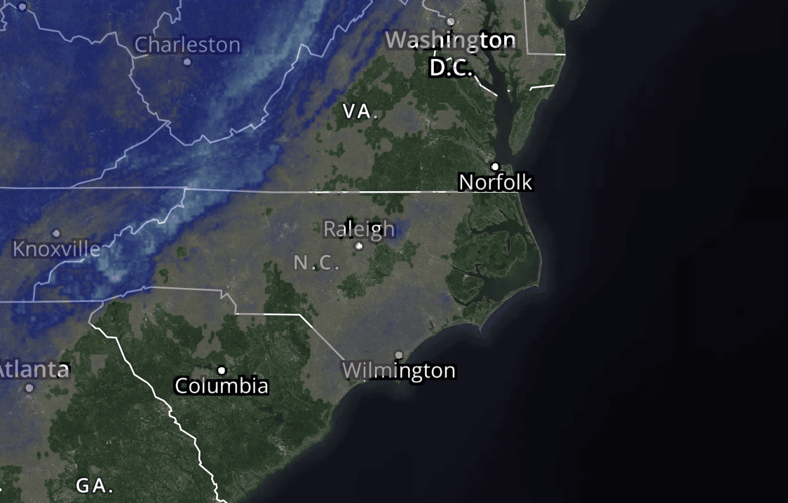Temperaturas en condados de NC podrían bajar hasta los 28 grados: lo que debes saber del frente frío