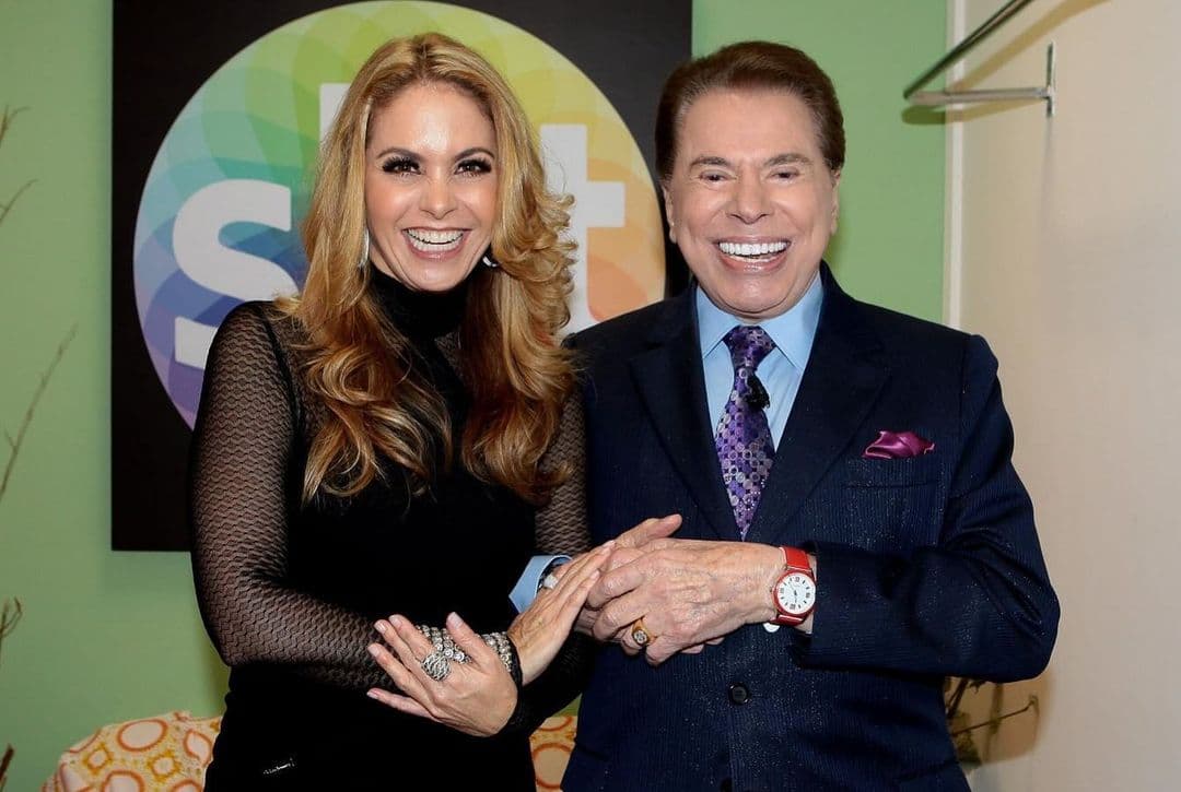 Lucero y Silvio Santos.