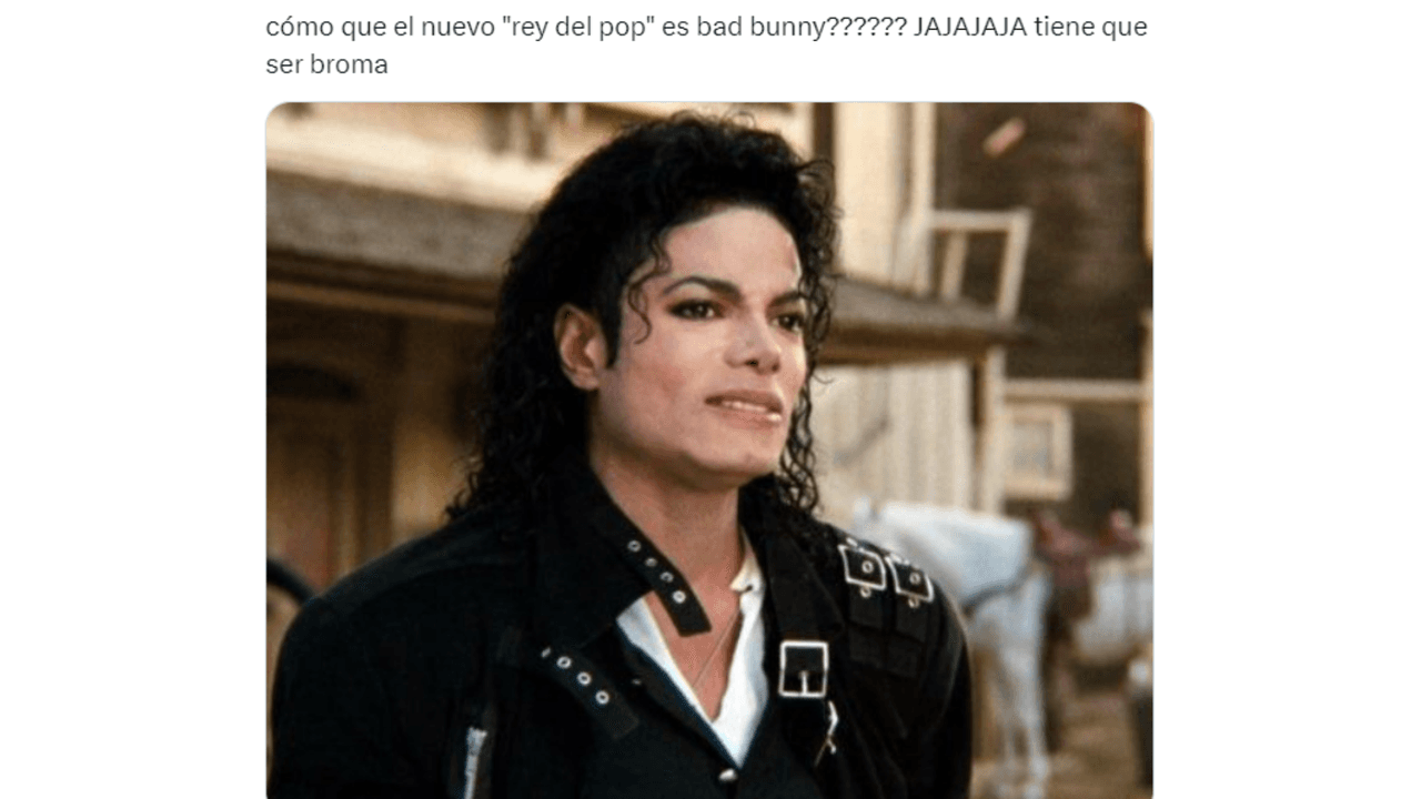 Internautas reaccionaron con memes al nombramiento de Bad Bunny como 'rey del pop'