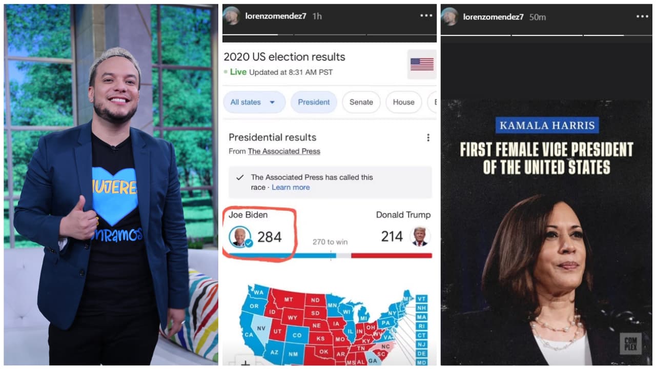 <b>Lorenzo Méndez</b> también aplaudió que ganara Kamala Harris como vicepresidenta.