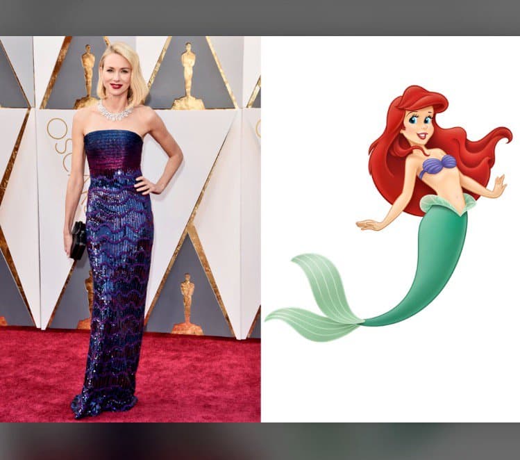 Mmm, ¿se parece Naomi a Ariel?