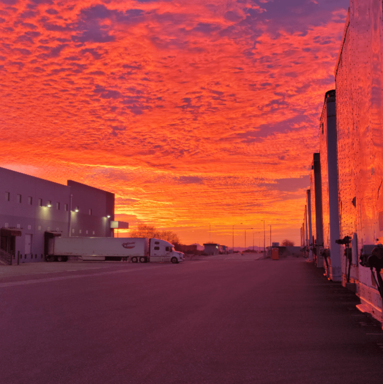 Kevin Ibarra tomó esta foto mientras trabajaba el miércoles por la tarde.