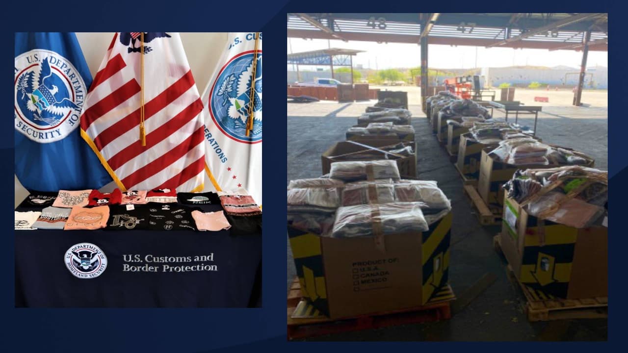 Decomisan en la frontera de Arizona más de 16 millones de dólares en productos piratas