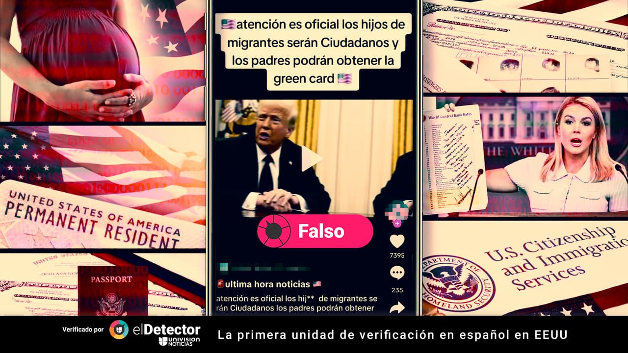 La administración de Trump no ratificó la ciudadanía automática para hijos de inmigrantes indocumentados: su orden ejecutiva dice lo contrario