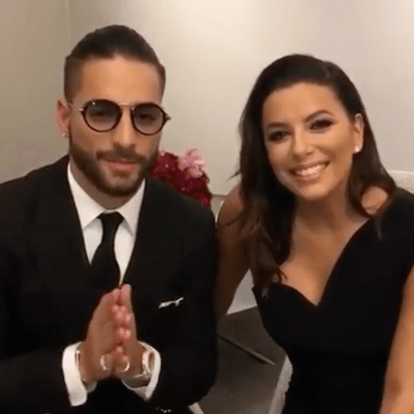 Eva Longoria dijo estar emocionada de encontrarse con el cantante en la Ciudad de México.
<br>