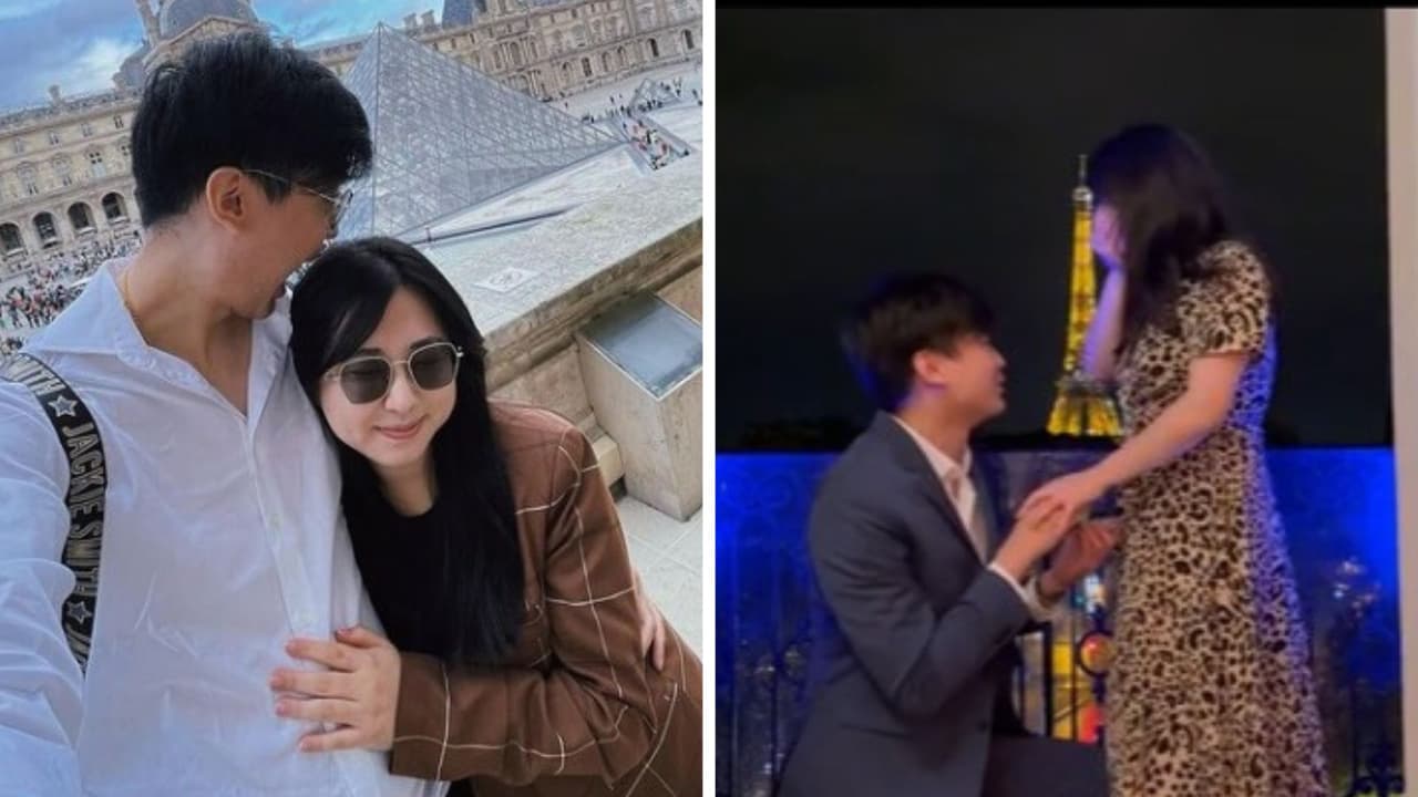 Le pidieron matrimonio en París y se desmayó... ¿por la emoción?: video causa polémica