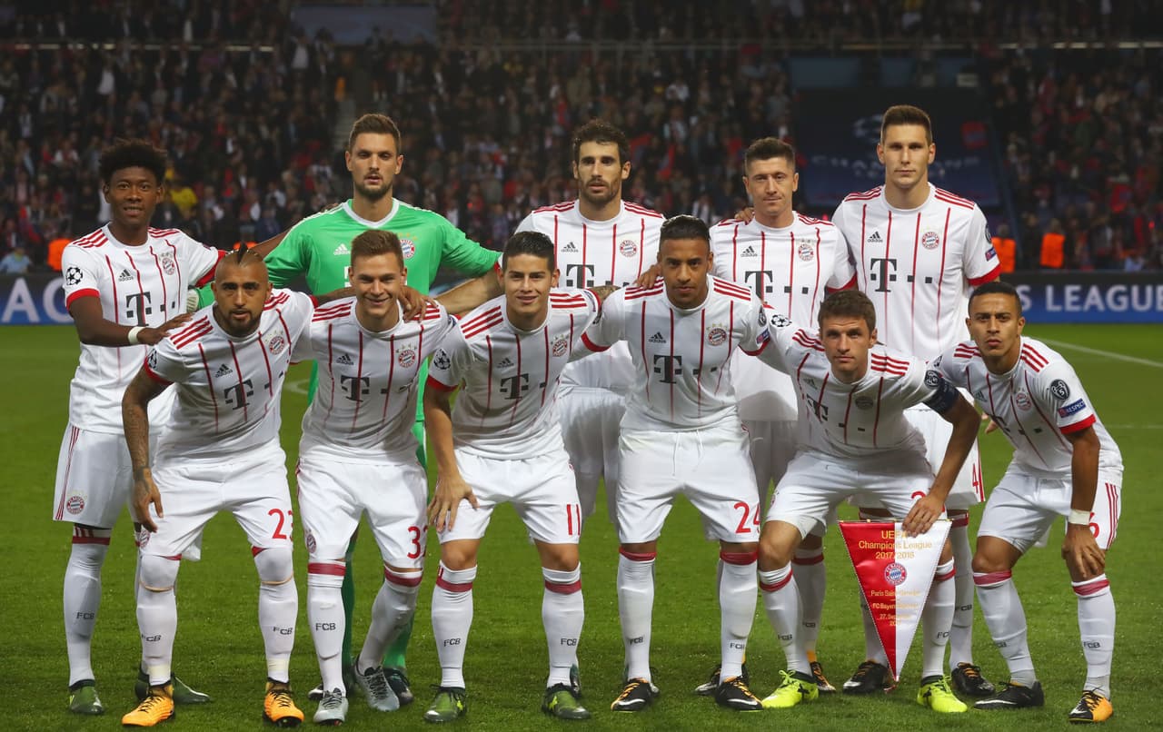 Bayern Munich presentó un equipo titular sin Arjen Robben ni Frank Ribery y con James Rodríguez en la delantera.