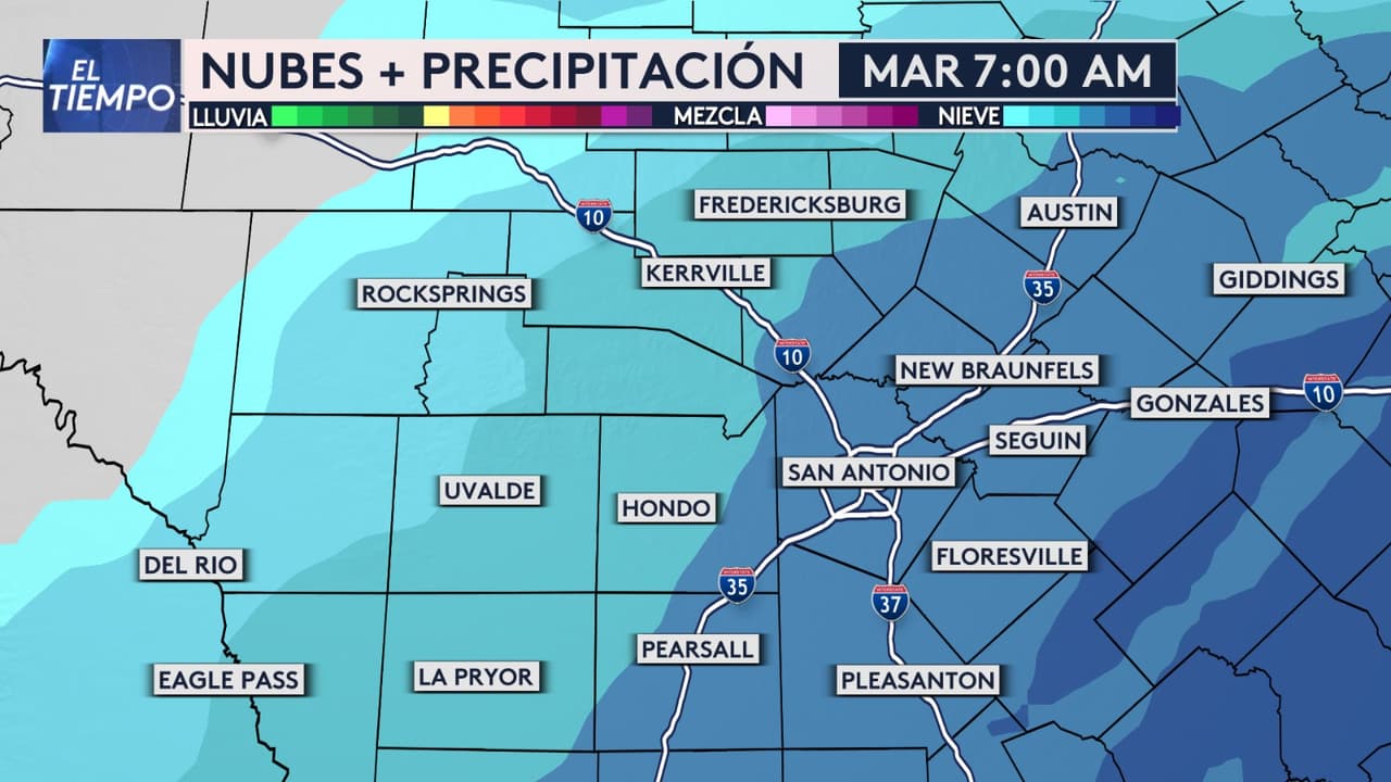 Para la mañana del martes, durante el camino matutino hacia el trabajo, es posible que enfrentemos nieve sobre la región del centro de Texas.