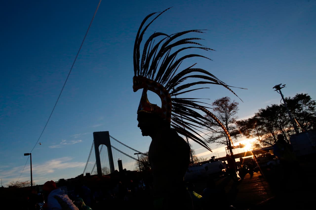 Las tradiciones, más que la carrera en si misma, fueron plasmadas por algunos corredores.