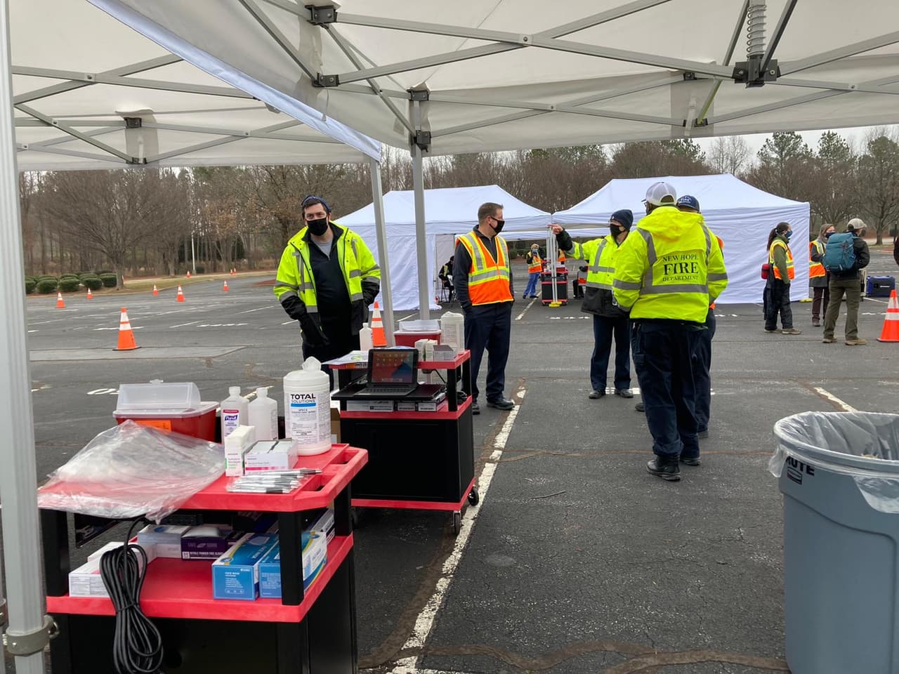 De las 6,650 vacunas recibidas esta semana, unas 2,150 serán destinadas al PNC Arena.