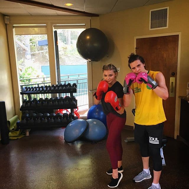 Juntos haciendo box.