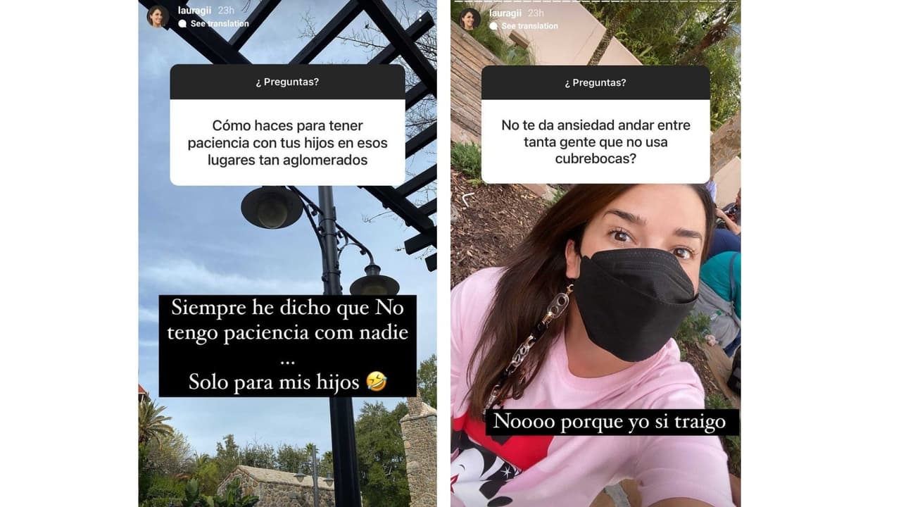 Laura G compartió su experiencia en Disney