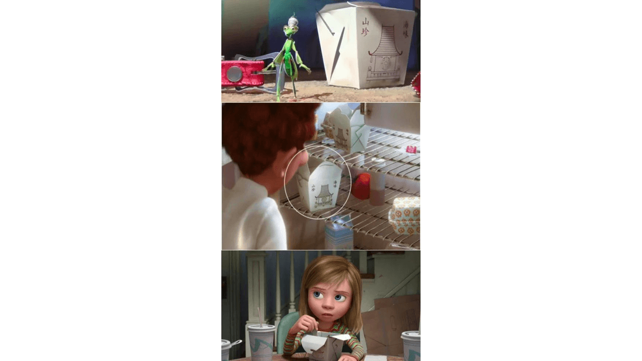 Películas 'Bichos', Ratatouille' e 'Intensamente'