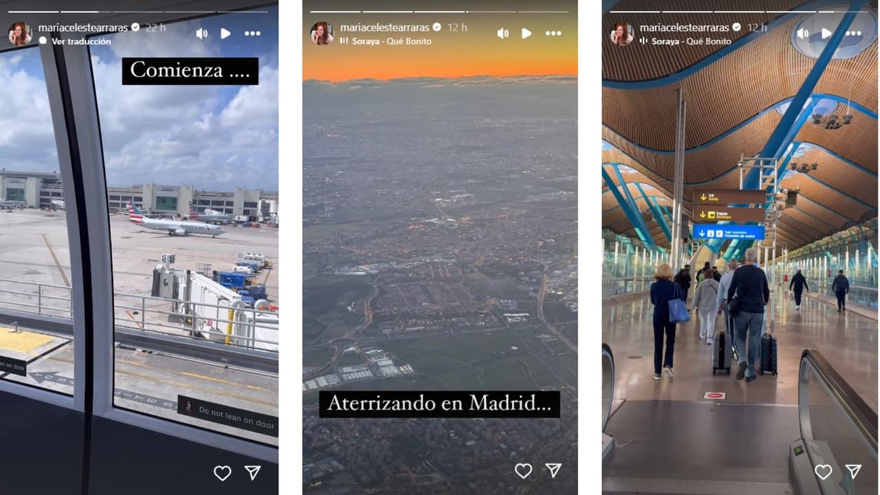 María Celeste Arrarás se encontraba en Madrid cuando su pareja murió.