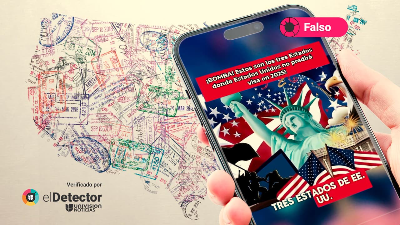 Es falso que extranjeros puedan “mudarse” a Florida, California o Nueva York sin visa: los estados NO controlan la política migratoria