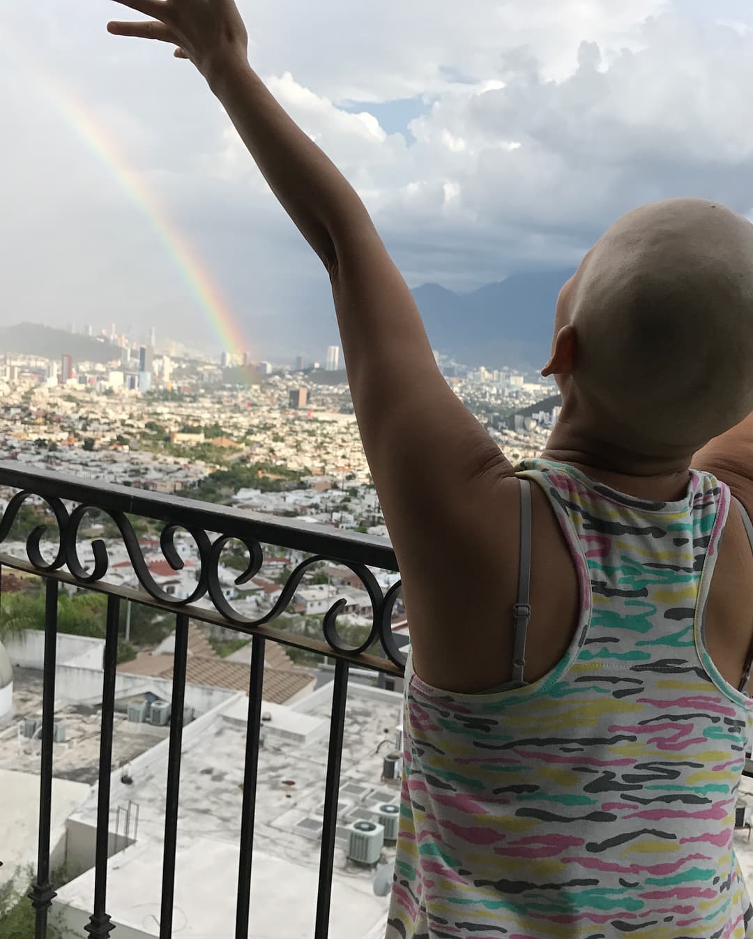 La actriz se mostró siempre optimista, pese a su devastadora enfermedad: “No permitas lo que no es para ti. No temas. Ten Fe”.