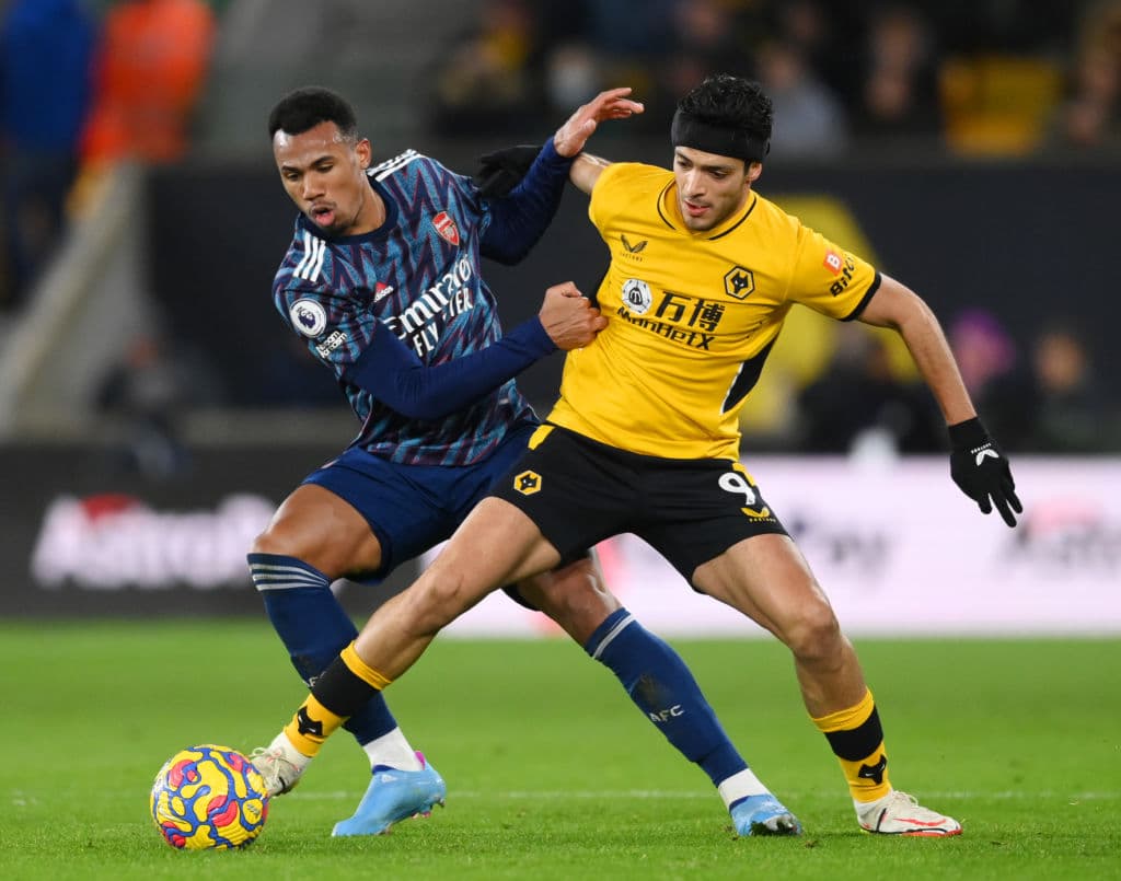 Wolverhampton cae en casa ante Arsenal por la mínima, con anotacion de Gabriel dos Santos Magalhaes al minuto 25', durante la J24 en la Premier League. Raúl Jiménez fue titular durante el encuentro.
