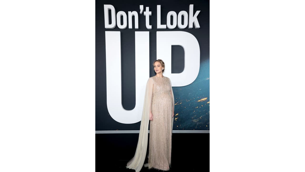 El estreno de 'No mires arriba' en Nueva York fue la primera aparición de Jennifer en la alfombra roja desde que se anunció la noticia de su embarazo.