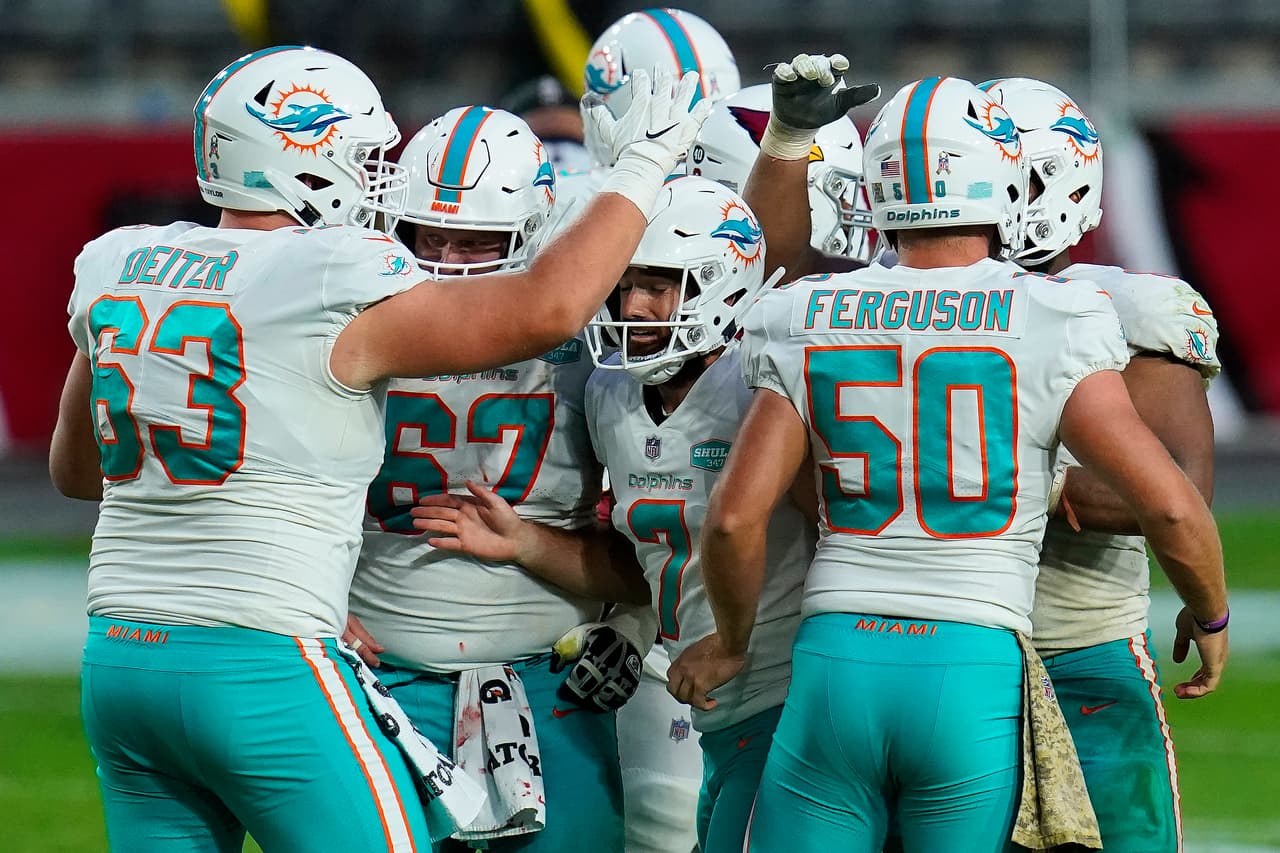 Miami sigue sorprendiendo a todos, y esta vez vienen de atrás para vencer 34-31 en su visita a los Arizona Cardinals.