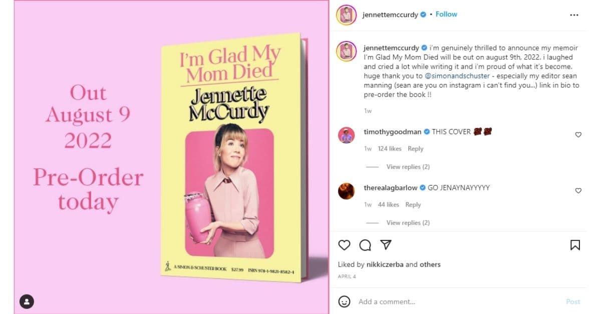 libro de Jennette McCurdy