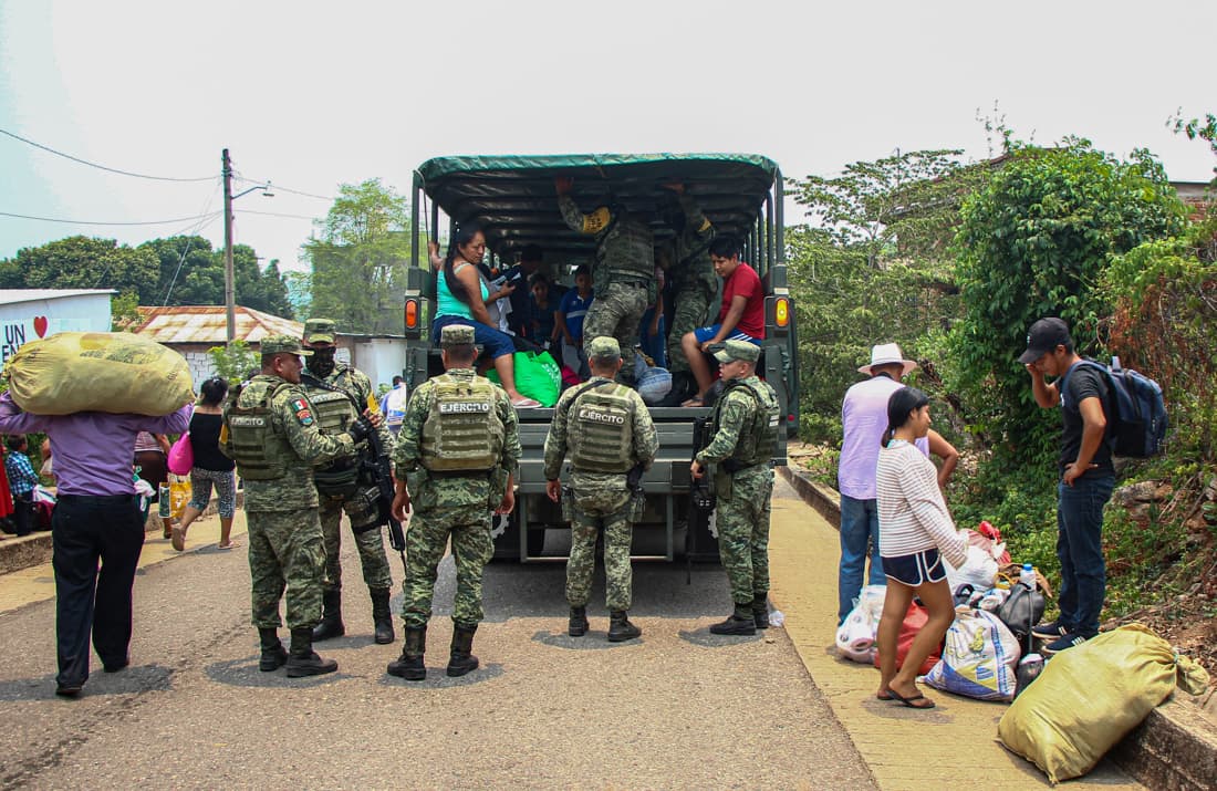 Violencia en Chiapas: 7 muertos y 3 heridos tras un ataque a tiros contra un refugio de desplazados