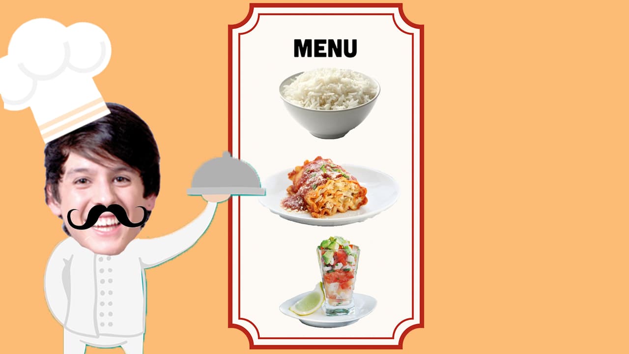 Christopher es amante del arroz con cualquier acompañante, en especial si es la lasagna o con ceviche.