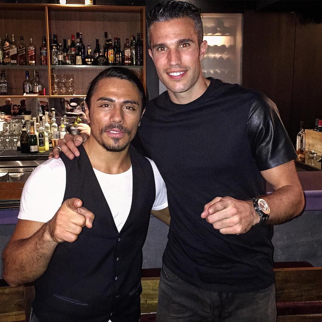 Robin Van Persie, delantero holandés que llegó al fútbol turco y el Fenerbahce.