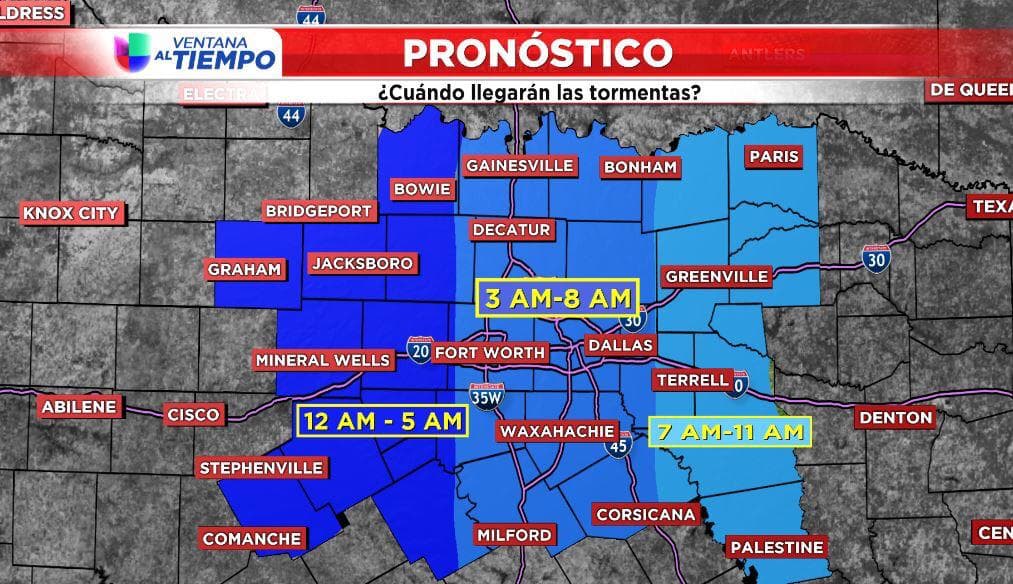 ¿Cuándo pasarán las tormentas sobre mi ciudad?
