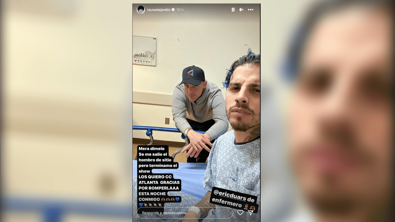 Al final, terminó en el hospital donde le dieron un par de medicamentos para el dolor y le ajustaron el hombro.