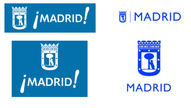 El nuevo (y menos gritón) logo de Madrid