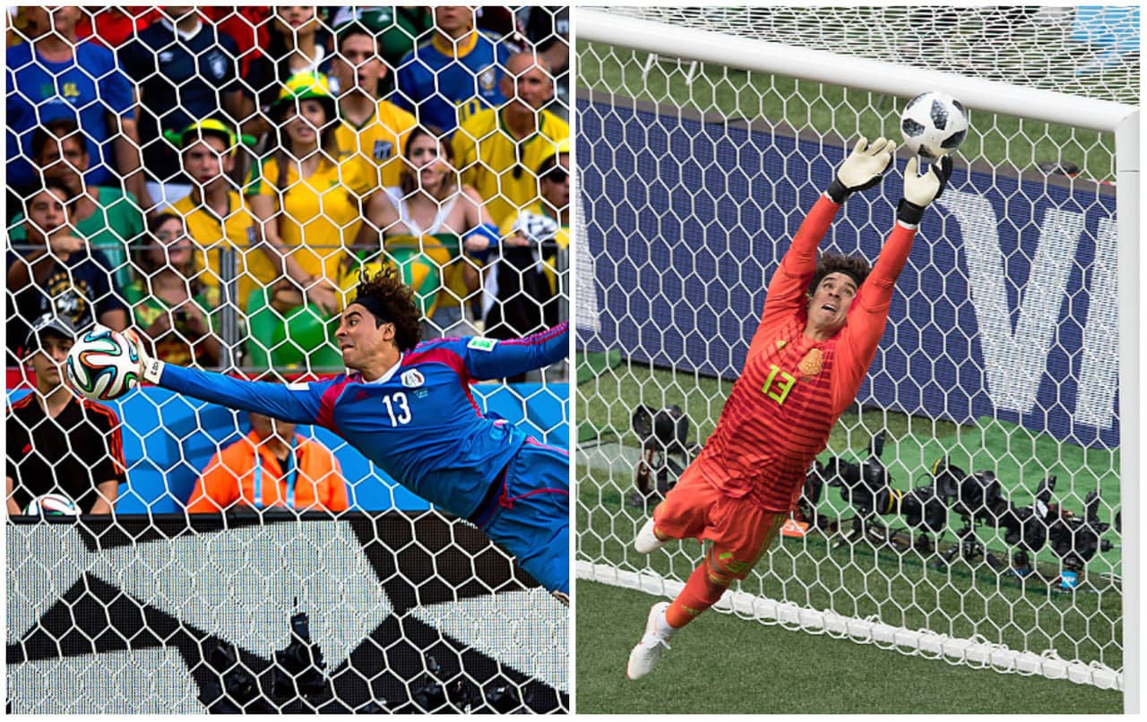 Cuatro años después Ochoa se vuelve a lucir en un Mundial ante Alemania