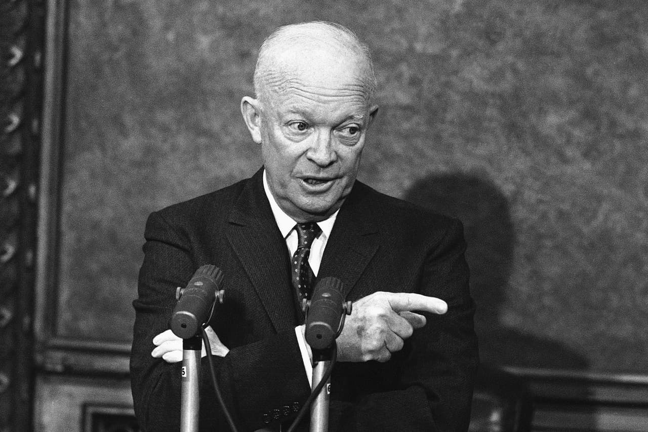 <b>Dwight Eisenhower (ascendencia alemana).</b> Nació en Denison, Texas, y dirigió al país entre 1953 y 1961. Sus raíces se remontan a antepasados alemanes que emigraron a una comunidad holandesa de Pennsylvania en 1741. Su familia se mudó a Kansas y luego a Texas, donde nació Eisenhower en 1890.