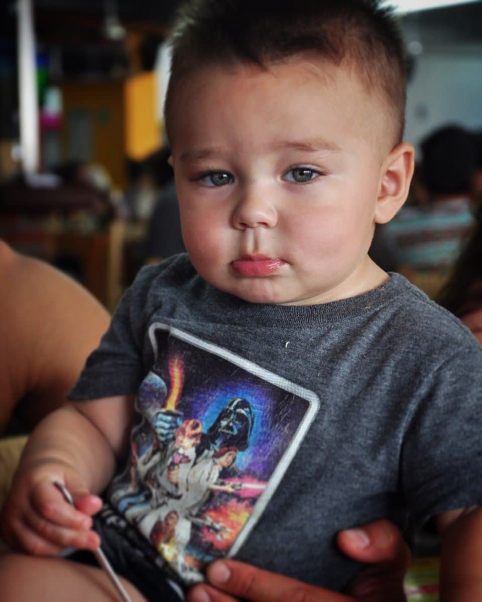 No hay duda que Diego será todo un galán de grande, pues heredó el rostro de su papá, son igualitos. ¿Crees que él sea toda una estrella de telenovelas?