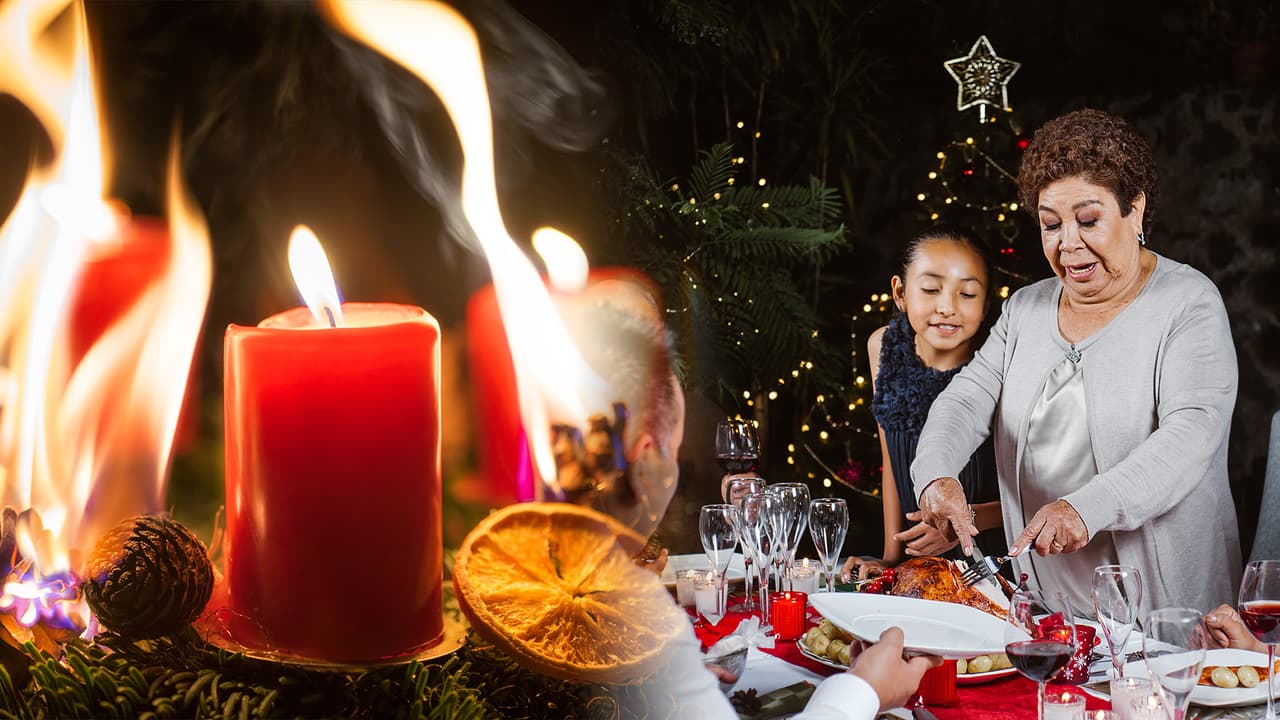 Evita que tus decoraciones de Navidad provoquen incendios en casa