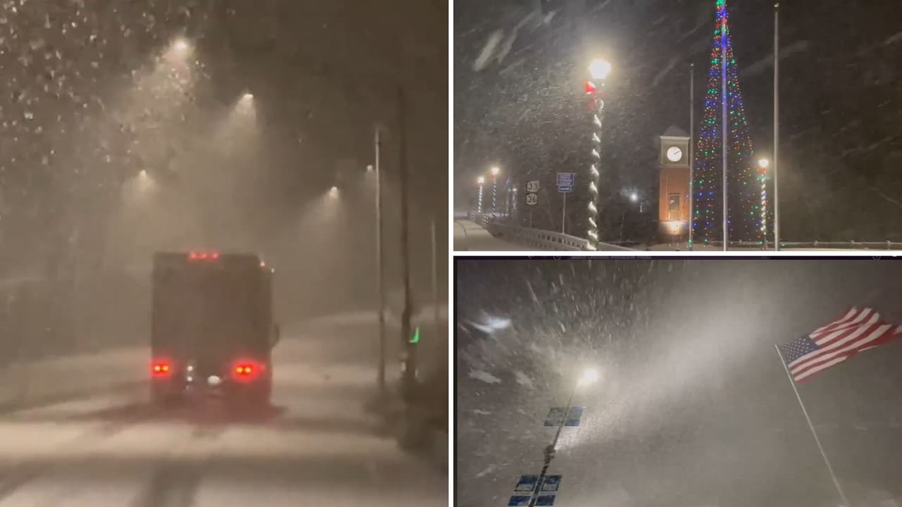 Efecto lago azota el noroeste de Nueva York; se esperan acumulados de nieve de hasta 20 pulgadas