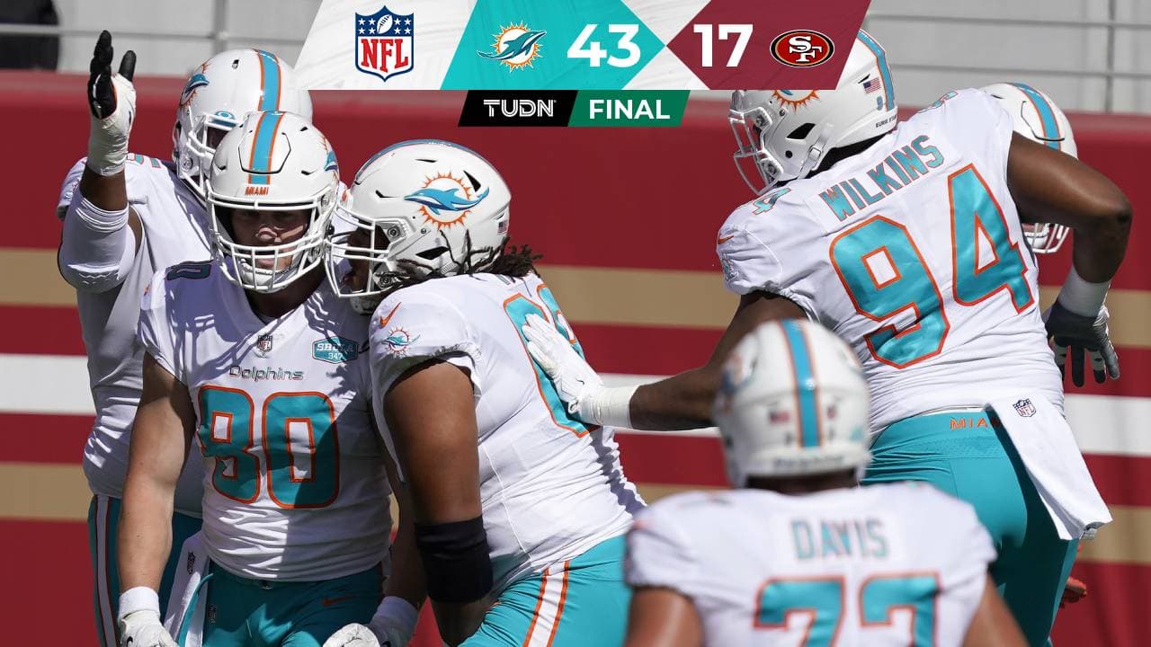 Miami Dolphins derrota a San Francisco 49ers