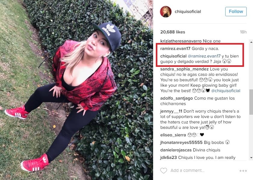 Chiquis también sabe bien cómo defenderse, como cuando la llamaron "gorda y naca".