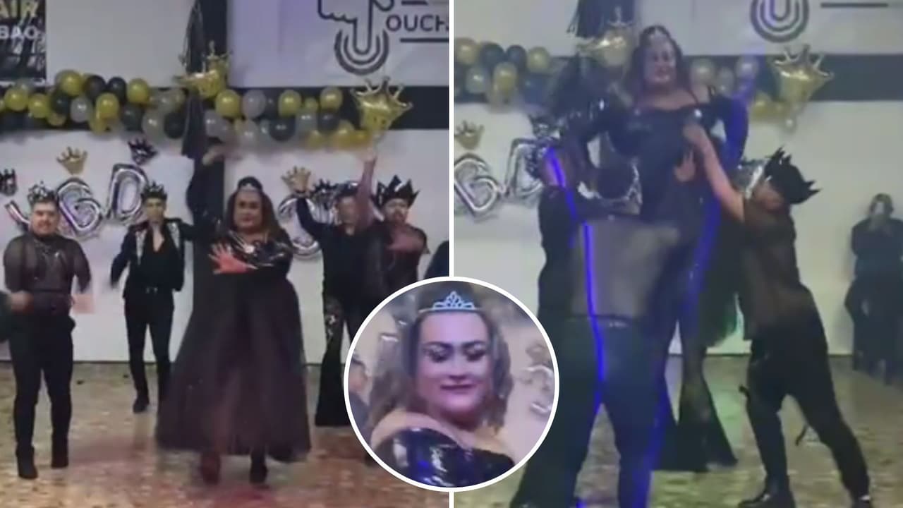 Mujer trans celebra como quinceañera sus 30 años: usó vestido de princesa y bailó el vals