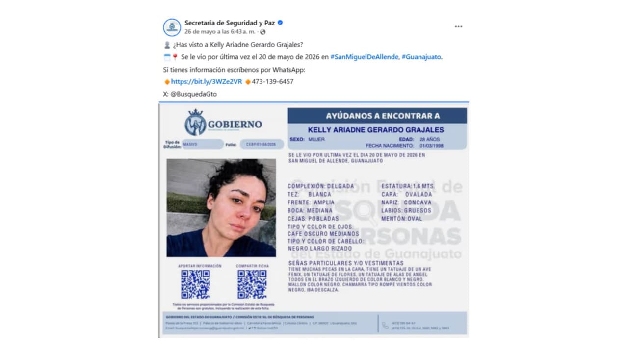 Nieta de Paquita la del Barrio está desaparecida desde el 20 de mayo.