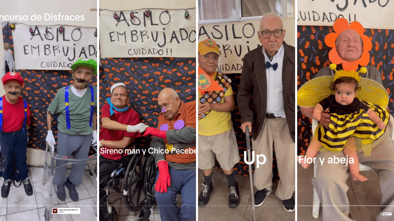 Estos adultos mayores cautivaron a TikTok con sus disfraces de Halloween 2023