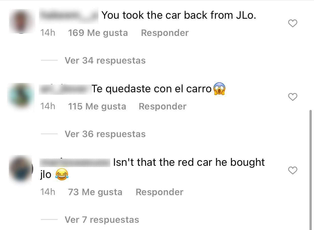 De hecho, algunos de sus seguidores también lo notaron y comenzaron a especular acerca del lujoso auto: "Te quedaste con el carro", fue uno de los tantos mensajes que dejaron al exdeportista.
<br>
