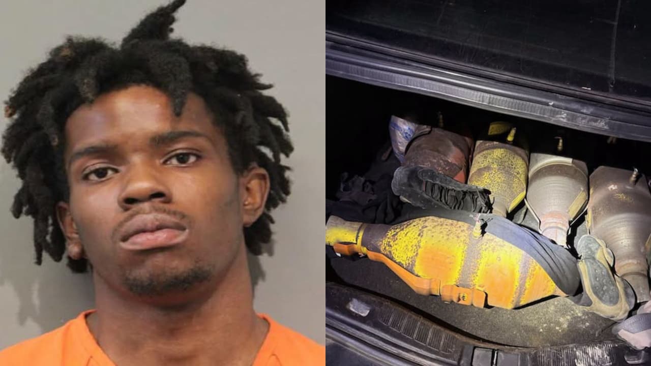 Detienen a joven de 20 años mientras robaba convertidores catalíticos en instalación de U-Haul en Houston