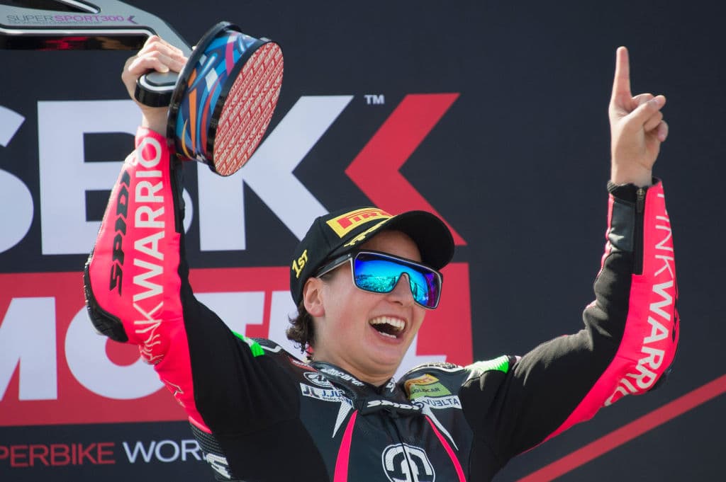 Ana Carrasco de España durante el Campeonato del Mundo FIM Superbike en Misano el 23 de junio de 2021 en Misano Adriatico, Italia.