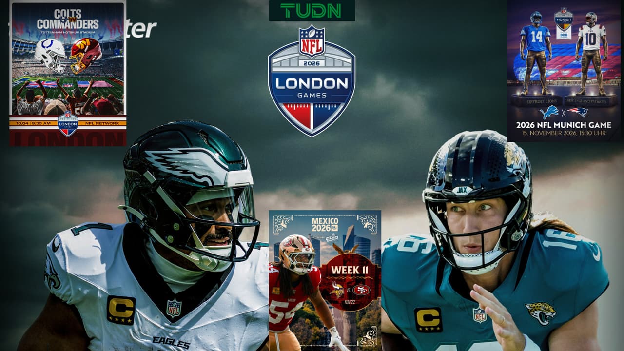 NFL anuncia los partidos internacionales de la temporada 2026