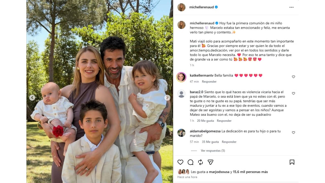 Marcelo hizo su primera comunión en España.