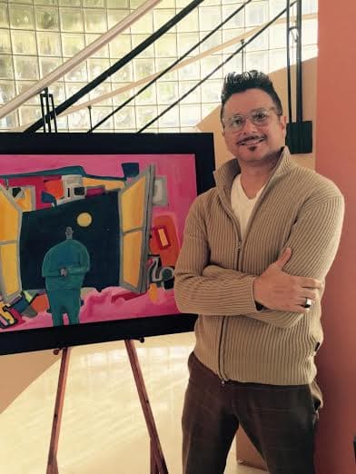 Artista plástico boricua representa a Puerto Rico en Europa